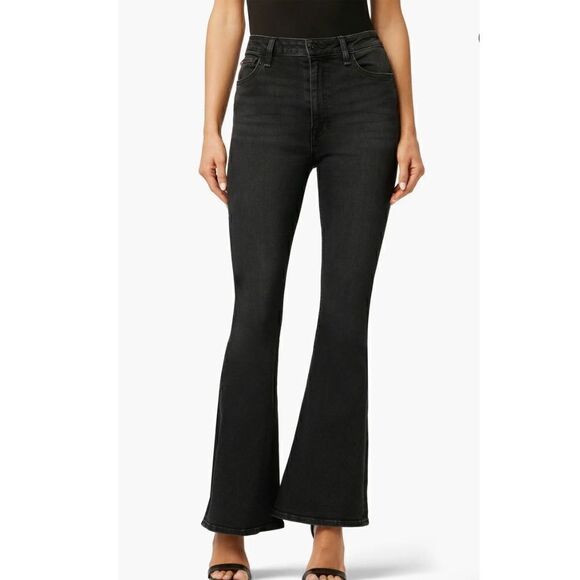 Hudson Black Heidi Rogue High-Rise Flare Nebula Jeans - Picture 4 of 16